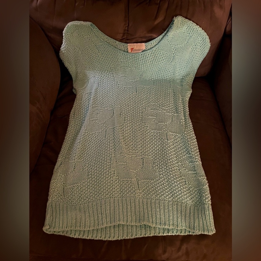 Teasers Knit Light Blue Top